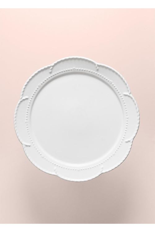 Grande Pasta Kek Standı Beyaz 31x12 cm GRD0014