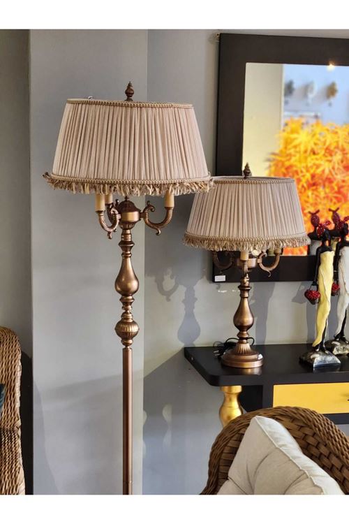 Ottoman Abajur Vizon Başlık 73x43cm.