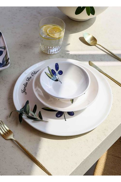 Olivos Yemek Tabağı 6lı Set 20 cm OVS0011