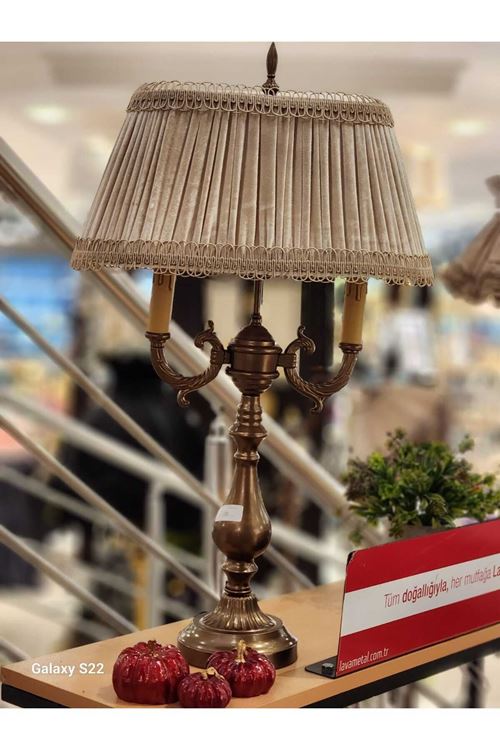 Ottoman Abajur Vizon Başlık 73x43cm.