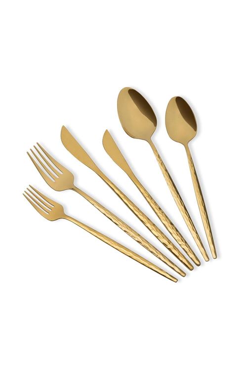 Shiny Çatal Kaşık Bıçak Takımı Gold 36 Parça