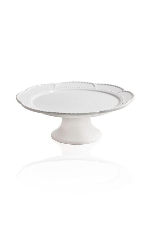 Grande Pasta Kek Standı Beyaz 31x12 cm GRD0014