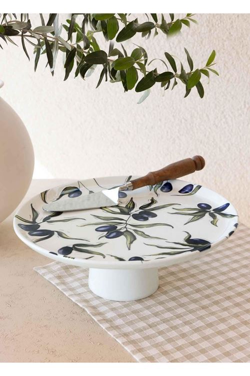 Olivos Ayaklı Servis Tabağı 10x30 cm OVS0010
