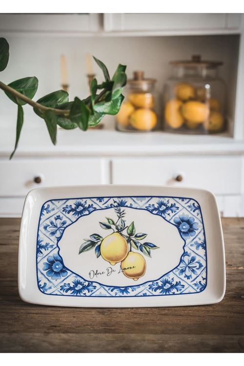 Odore Di Limone Dikdörtgen Servis 34x25 cm ODL0009