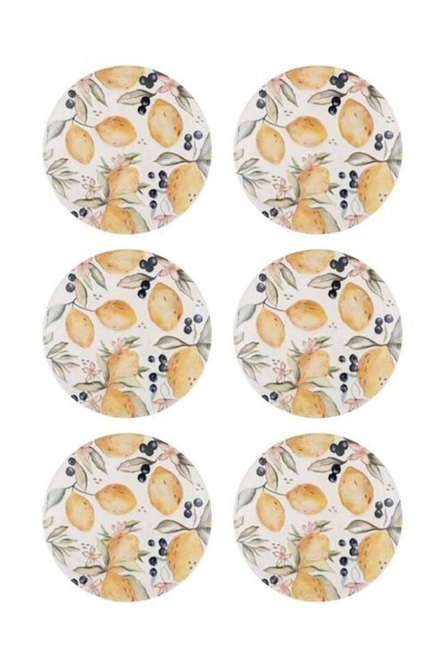 Limoncello Pasta Tabağı 6lı Set 19CM LMN012