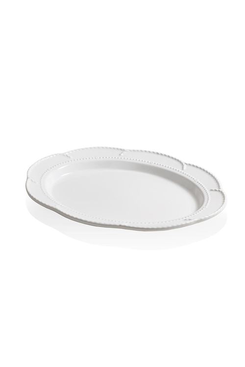 Grande Servis Tabağı Beyaz 41x31 cm GRD0012