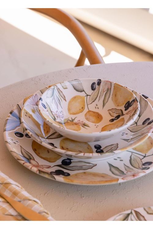 Limoncello Servis Tabağı 6lı Set 26 cm LMN013