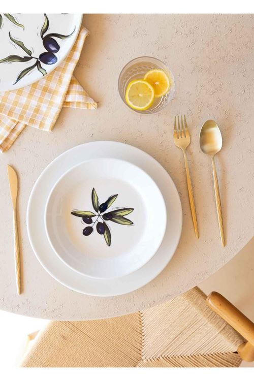 Olivos Yemek Tabağı 6lı Set 20 cm OVS0011