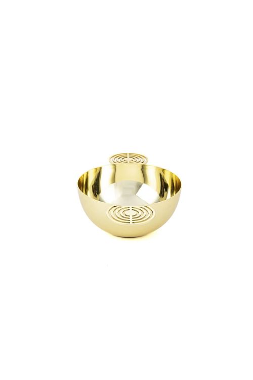 Circle Gold Metal Kase 15x26x8cm