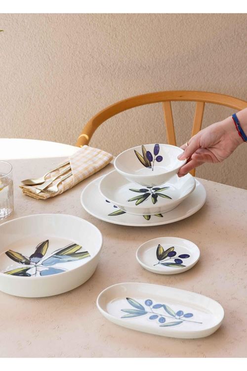 Olivos Yemek Tabağı 6lı Set 20 cm OVS0011
