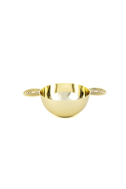 Circle Gold Metal Kase 15x26x8cm