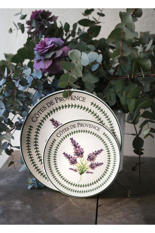 Provence Lavanta Servis Tabağı 6lı Set 26 cm PRC04