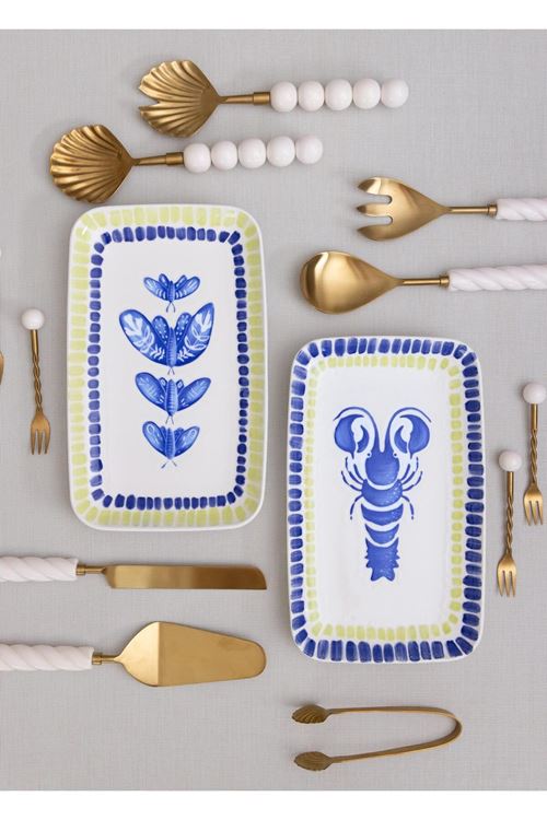 Palma Dikdörtgen Servis Tabağı 31x20 cm