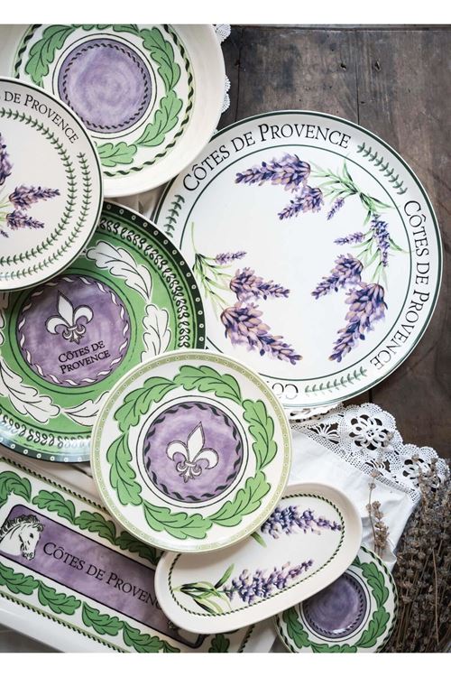 Provence Lavanta Servis Tabağı 6lı Set 26 cm PRC03