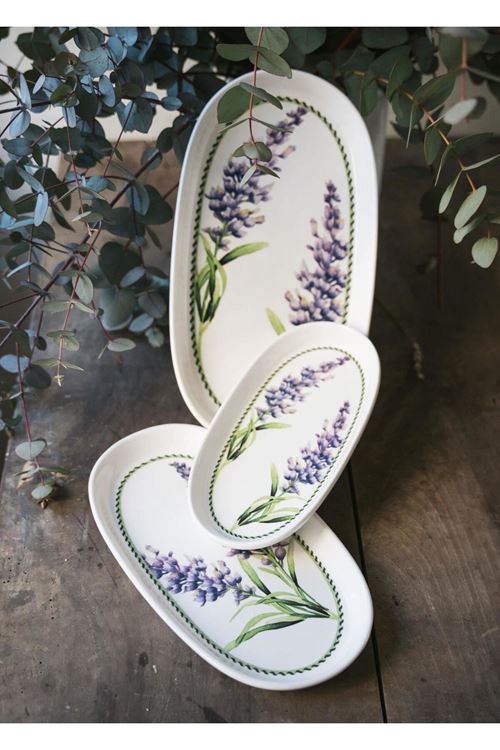 Provence Lavanta Oval Servis 2li 21 cm