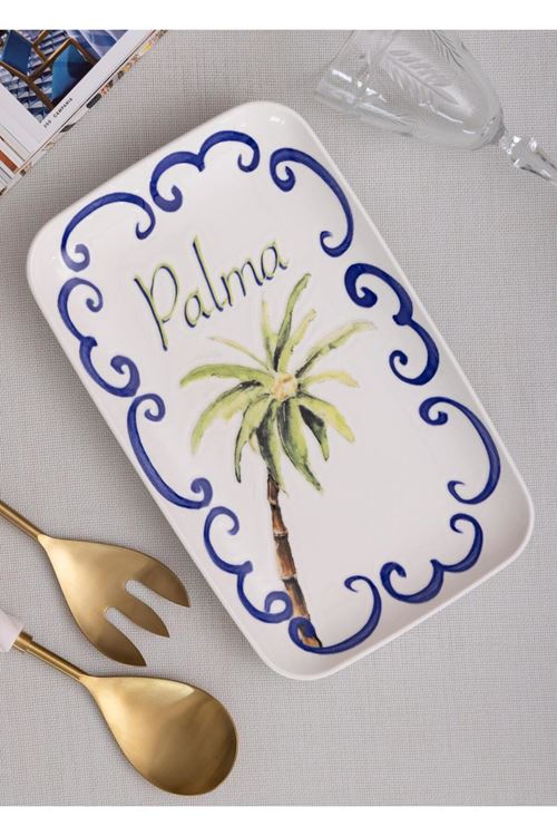Palma Dikdörtgen Servis Tabağı 31x20 cm