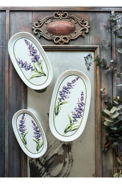 Provence Lavanta Oval Servis 2li 21 cm