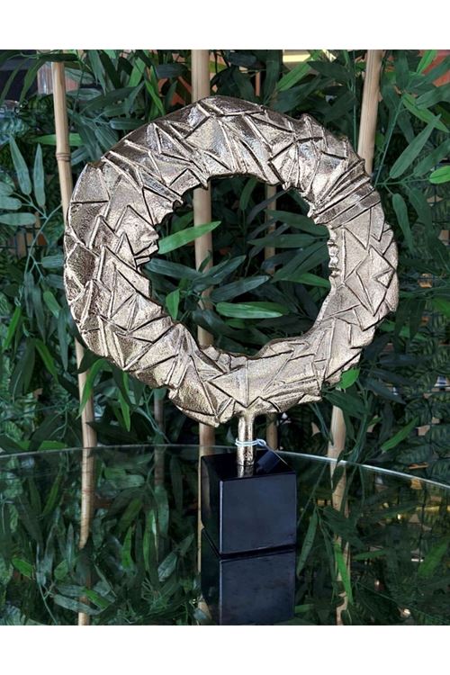 METAL HALKA OBJE 42 CM 