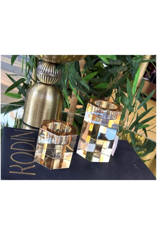 GOLD KRİSTAL MUMLUK 2'Lİ