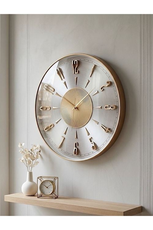 MODERN PLS GOLD  DUVAR SAATİ 50 CM