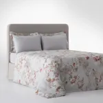  GREENBLACK Bloomy Çiçek Senfonisi Çift Kişilik %100 Ege Pamuğu Nevresim Takımı - Çarşaflı - 4 Yastıklı Mint