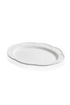 Grande Servis Tabağı Beyaz 41x31 cm GRD0012