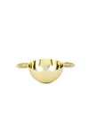 Circle Gold Metal Kase 15x26x8cm