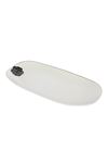 Rosaria Beyaz Oval Tabak 36x18cm