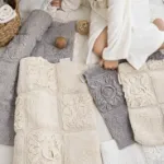 Vania %100 Pamuk 2’li Banyo Paspas Takımı – Bej