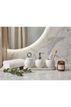 MERMER BEYAZ BANYO SETİ 4 LÜ