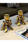 2 Lİ MİNİ  GOLD MUMLUK