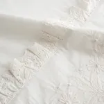 Elsa ÇİFT kişilik Nevresim Takımı Organik Pamuk Krem