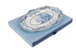 Blue Garden Tekli Oval Servis Tabağı 22x30cm